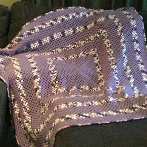 Handmade, crocheted afghan